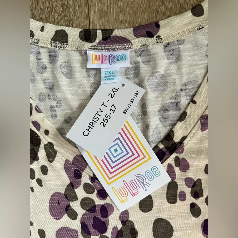 LULAROE Christy T Top NWT - Picture 6 of 8